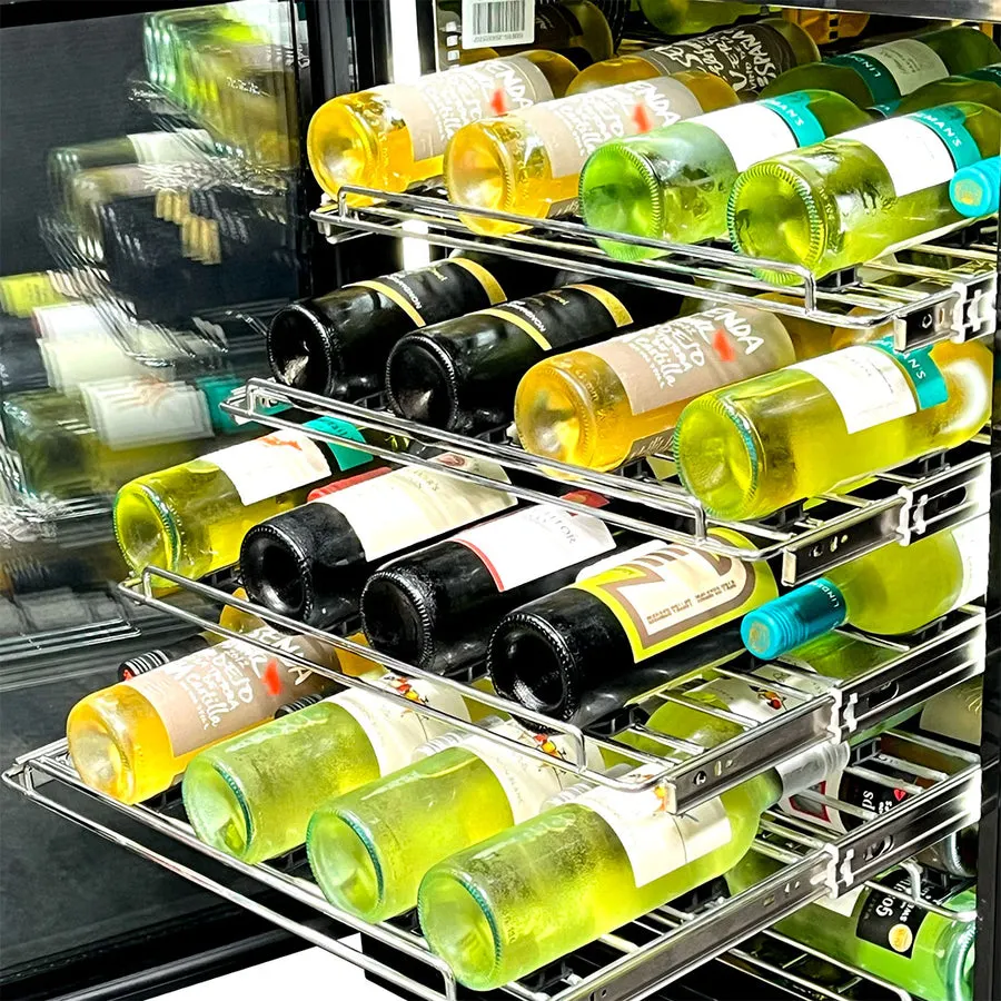 Schmick Slide Out WINE shelves, with saddles for SK86 and SK116