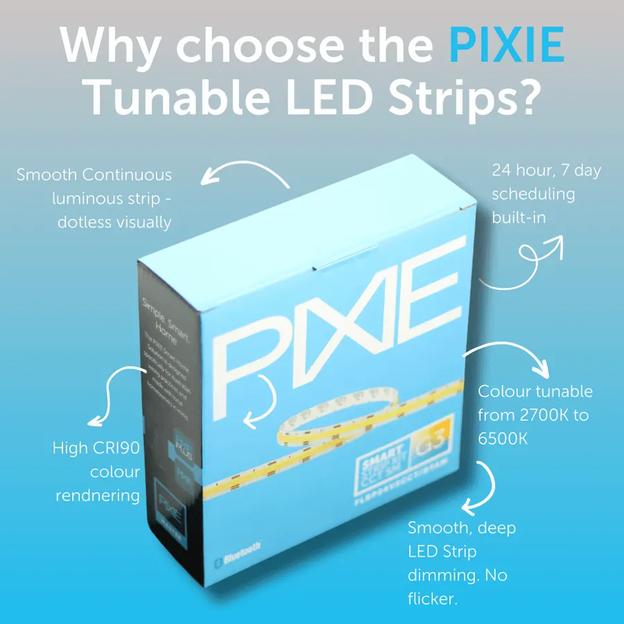 TEDS PIXIE COB LED CCT Strip Kits GEN3