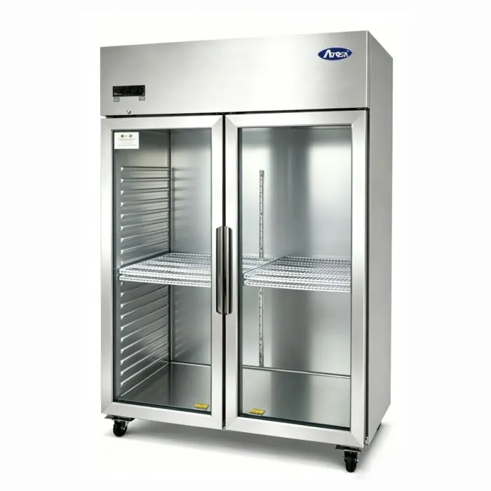 Atosa Double Door Glass Door Display Fridge - JCF80RSGR
