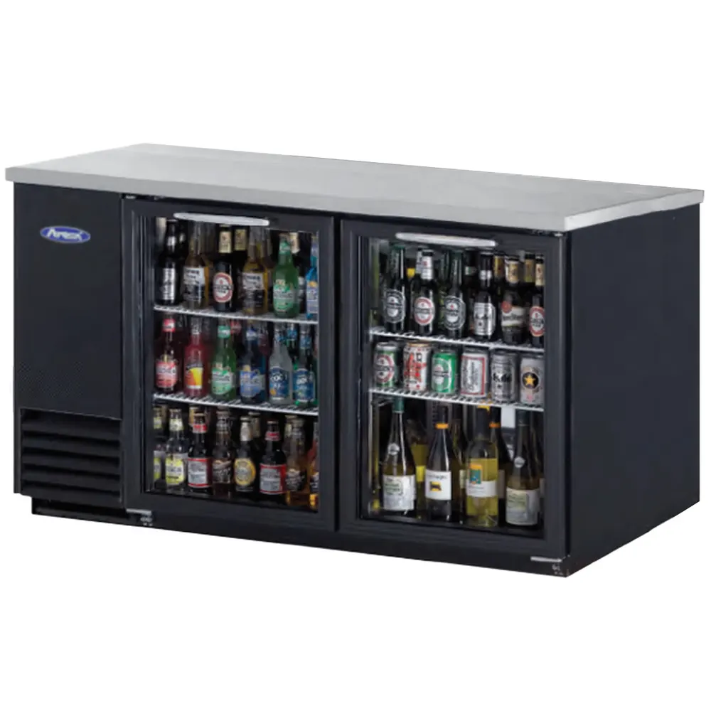 Atosa Refrigerated Back Bar Cooler with Glass Door MBB59