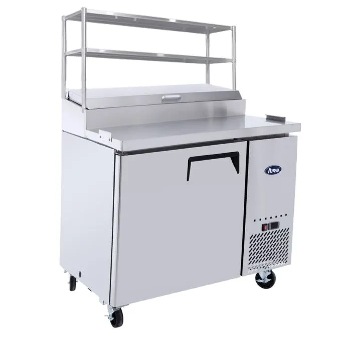 Atosa 1-Door Pizza Prep Table Fridge - MPF8201OS