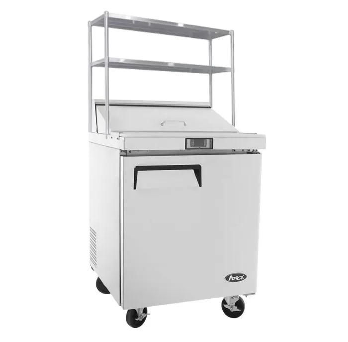 Atosa 1-Door Pizza Prep Table Fridge - MSF8301OS