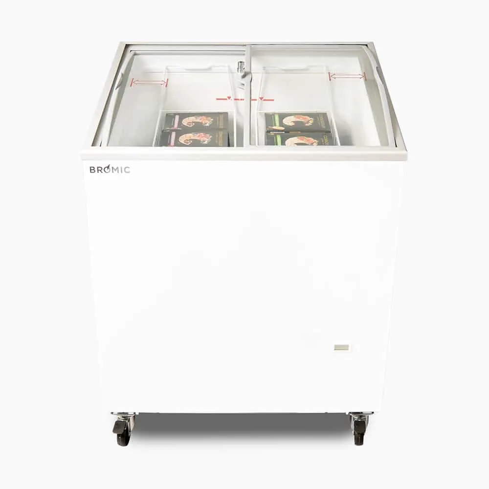 Bromic Chest Freezer 176L Curved Glass Top - CF0200ATCG-NR