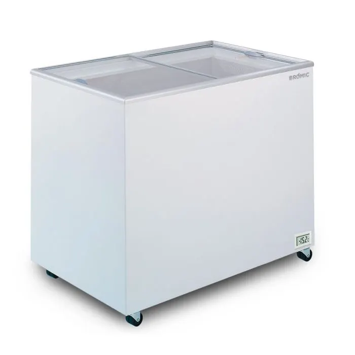 Bromic Flat Glass Top 296L Display Chest Freezer - CF0300FTFG