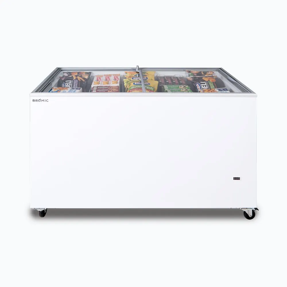 Bromic Chest Freezer 401L Flat Glass Top - CF0400FTFG-NR