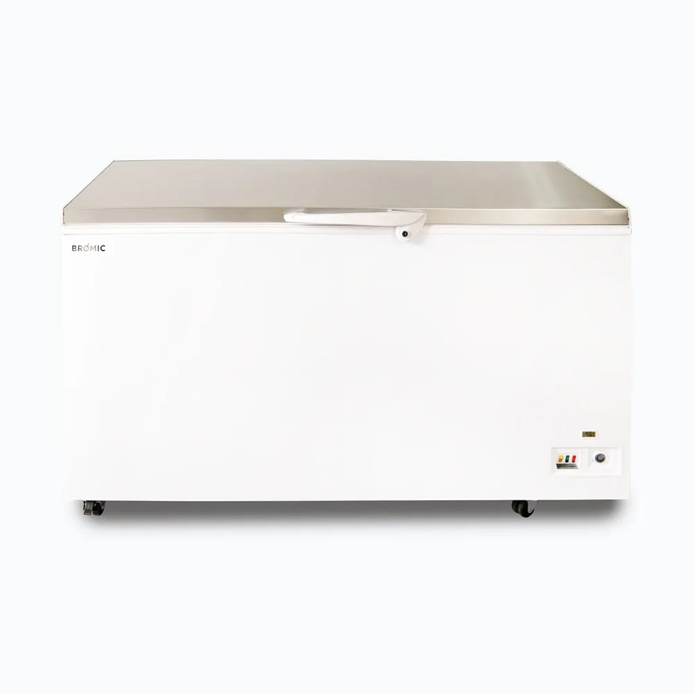Bromic Chest Freezer 492L Flat Top Stainless Steel - CF0500FTSS-NR