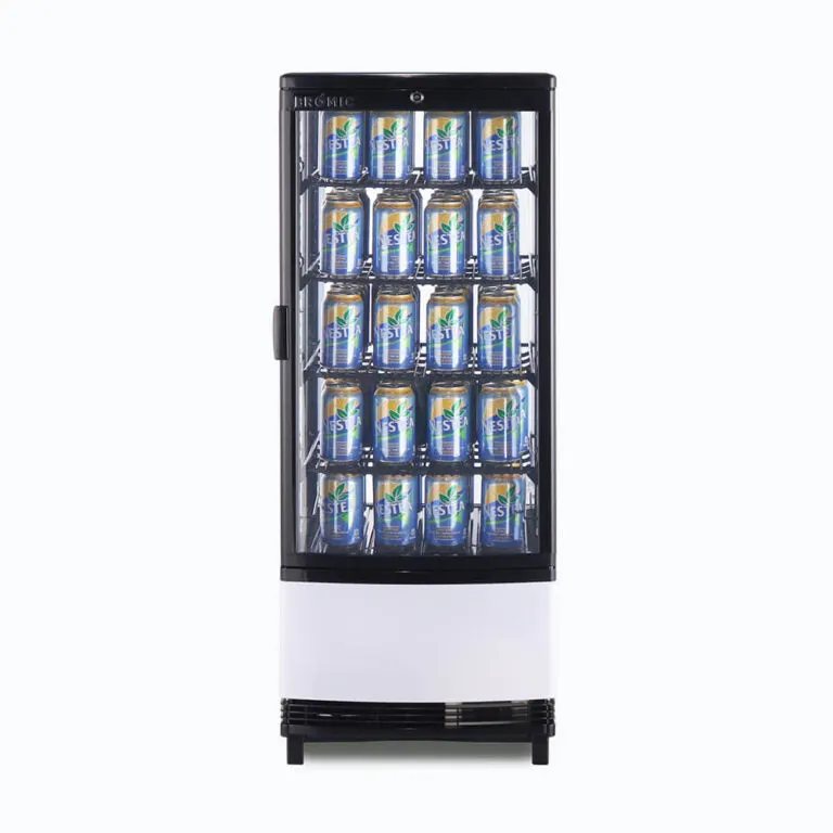 Bromic Countertop Fridge – 98L – 1 Door – Curved Glass - CT0100G4BC-NR