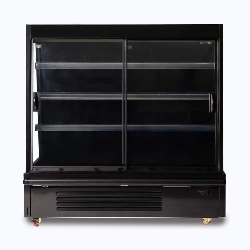 Bromic Semi Vertical Display Fridge – Gondola – 1580mm – 2 Doors – Sliding - SVM1580SD-NR