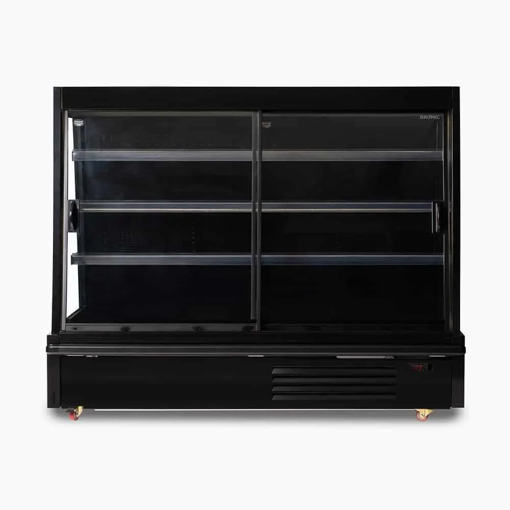 Bromic Semi Vertical Display Fridge – 1875mm – 2 Doors – Sliding - SVM1875SD-NR
