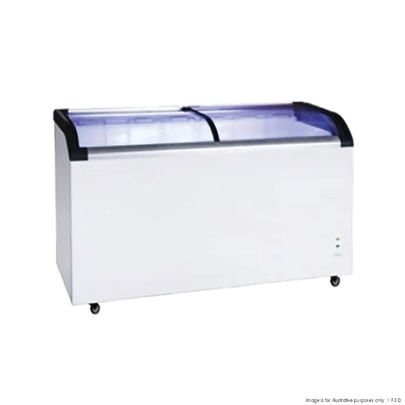 Ex-Display Thermaster two glass sliding lids chest freezer with castors - ST445-NSW2169