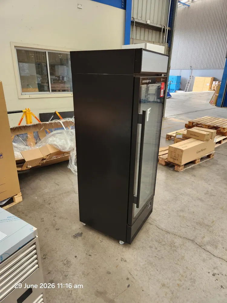 Refurbished CLEARANCE - BME300N-AC 1 Glass Door Display Fridge, Lit Sign - BME300N-AC-QA250710843
