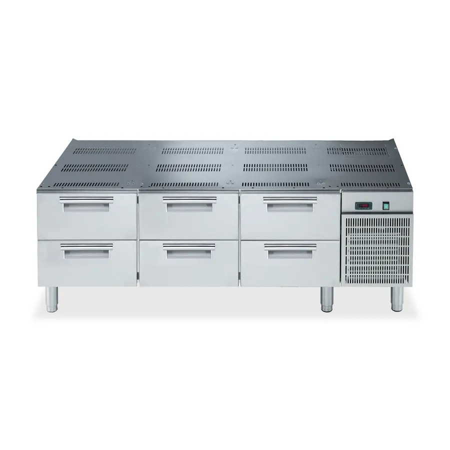 Electrolux 900XP Refrigerated Base with 6 Drawers 1600mm - E9TTBECOMKN