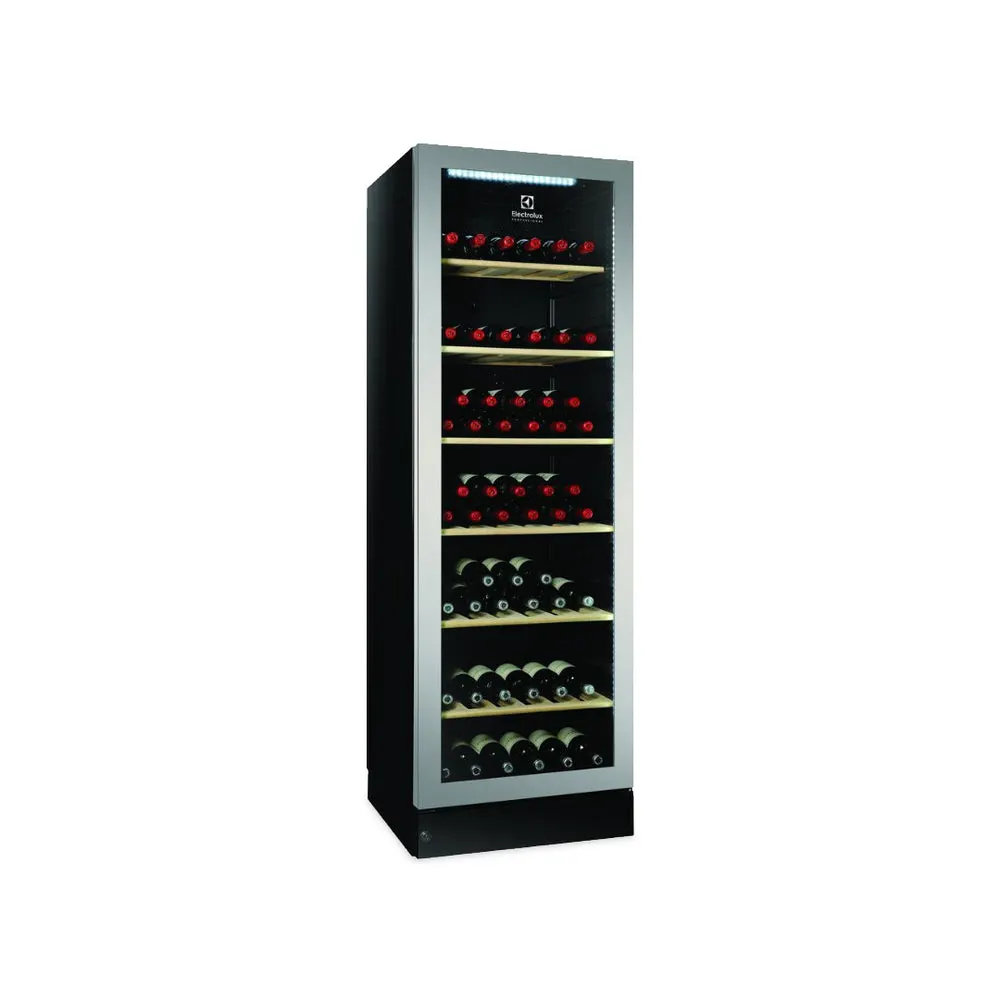 Electrolux Glass Door Wine Refrigerator Steel 170 Bottles - WC170SSMZ