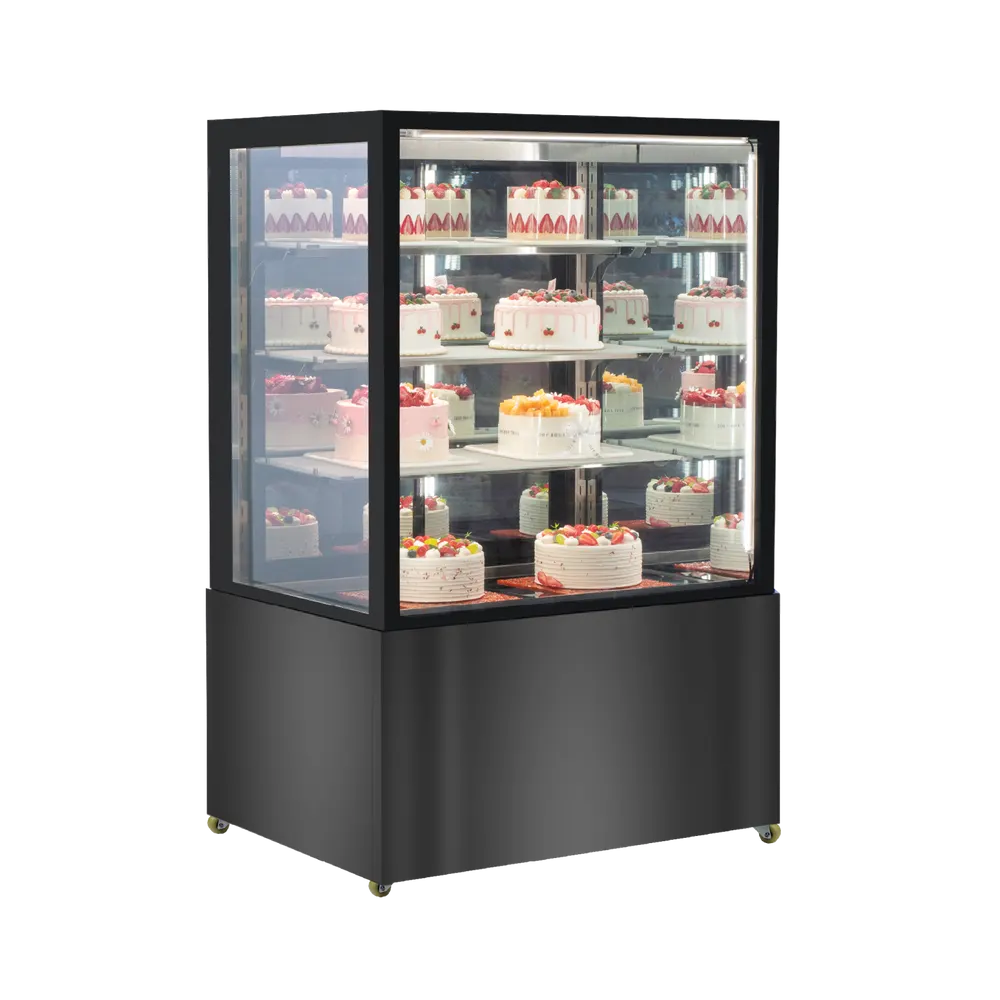 Exquisite Three Tiers Cake Display Refrigerators – Mirror Display - CDM309