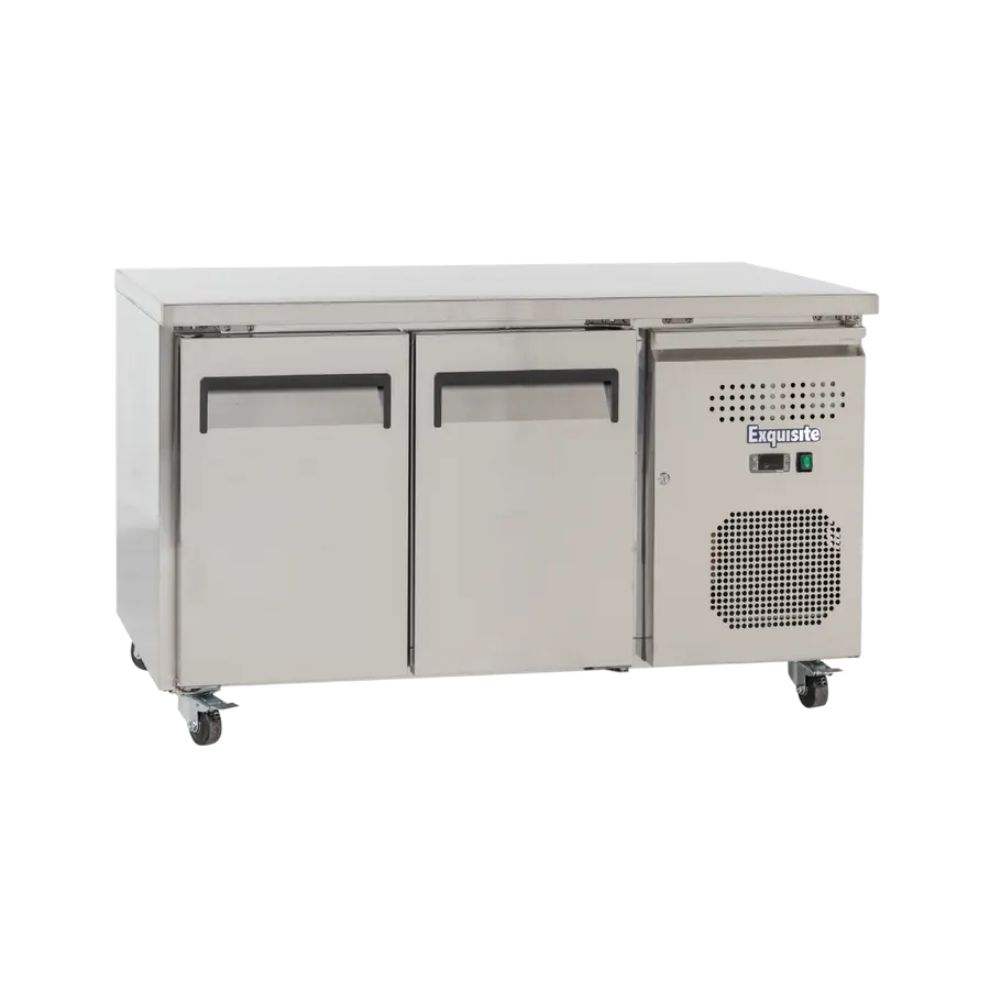 Exquisite Two Solid Doors Underbench Freezer 600mm deep - SSF260H