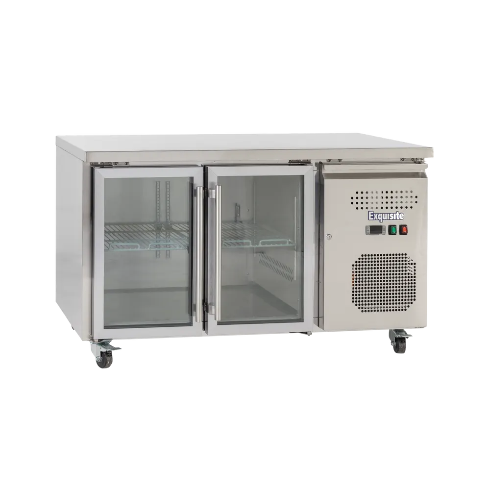 Exquisite Snack Size Under Bench Chiller Glass Doors - SSC260G