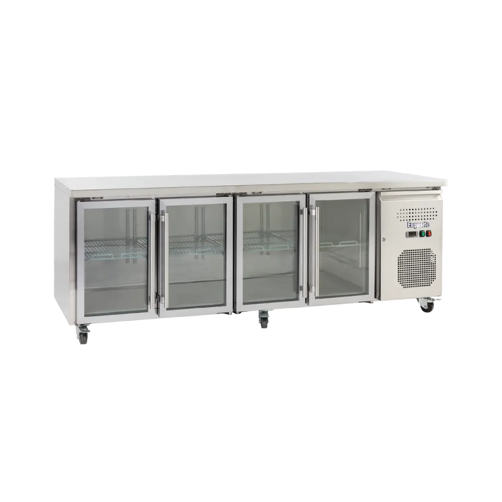 Exquisite Snack Size Under Bench Chiller Glass Doors - SSC550G