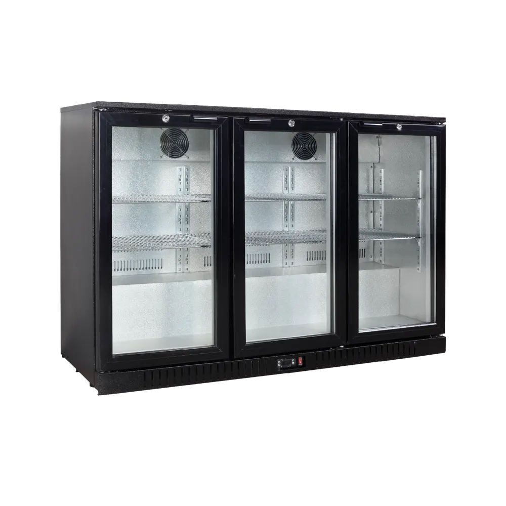 Exquisite Three Swing Doors Backbar Display Fridge - Low Height - UBC330L