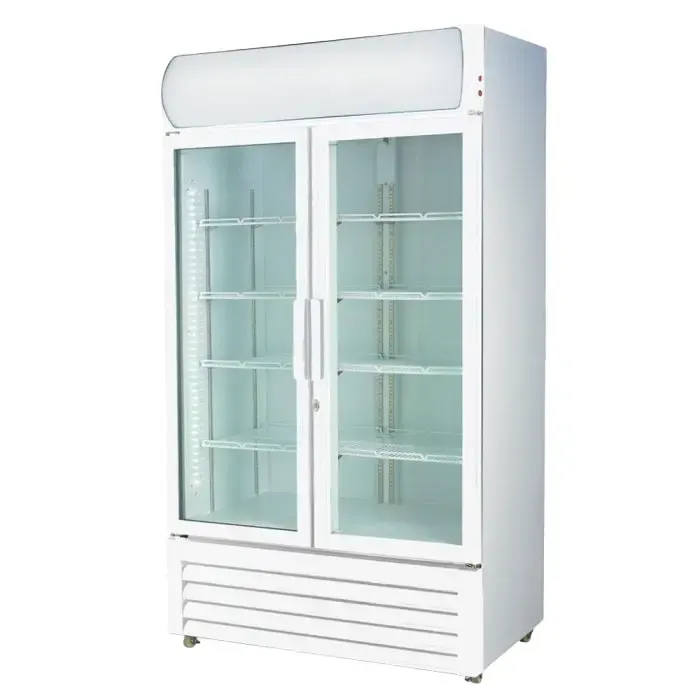 Thermaster Colourbond Upright Beverage Fridge 2 Doors White - LG-1000P