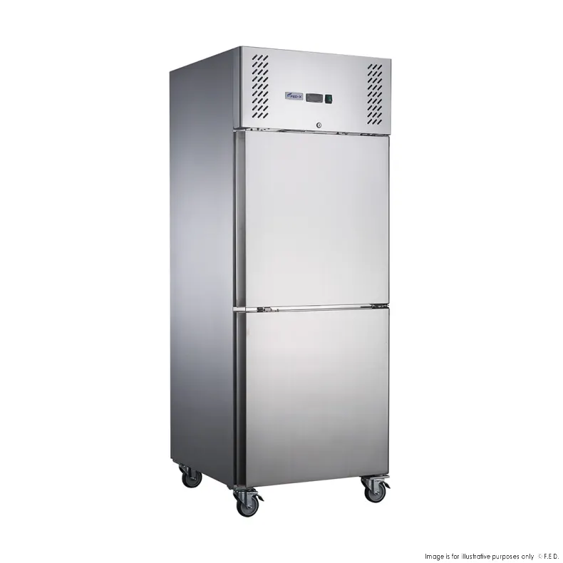 FED-X S/S Two Door Upright Freezer - XURF600S1V