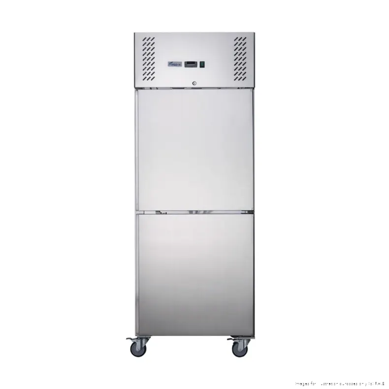 Ex-Showroom: FED-X S/S Two half Door Upright Freezer - XURF600S1V-QLD122