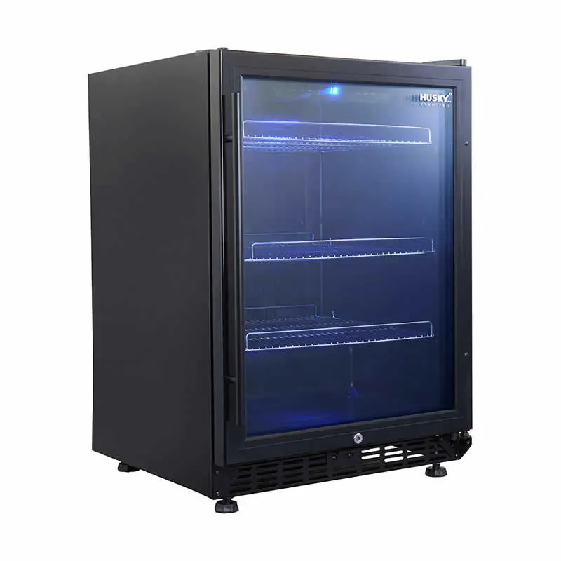 Husky 154L Drinks Chiller in Black - HUS-DC54-BK-ZY