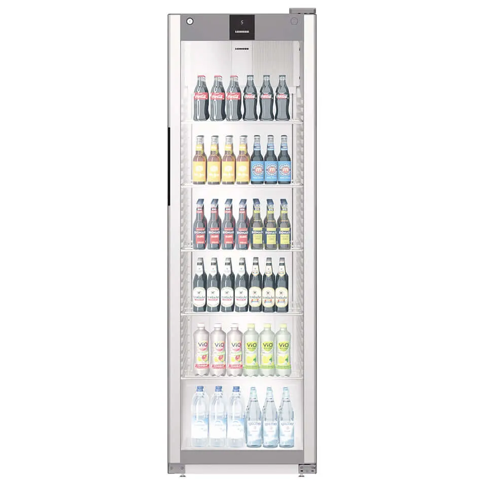Liebherr 400L Upright Glass Door Display Fridge - MRFvd 4011