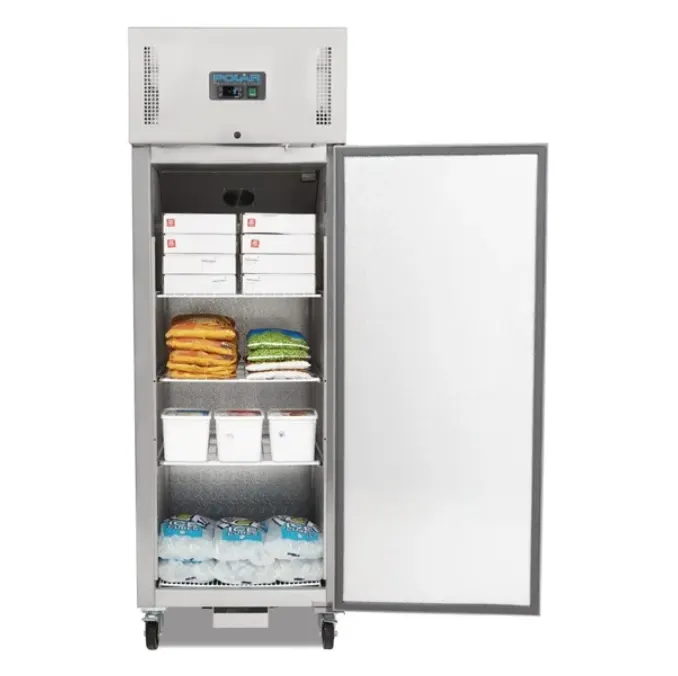 Polar G-Series Upright Freezer Single Stainless Steel Door 600Ltr DL894-A