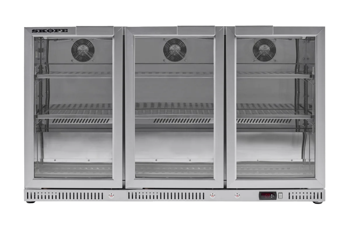 Skope Ascend 3 Glass Door Bar Cooler - BC.3.GSW