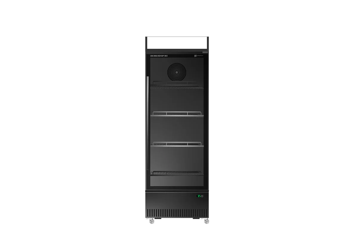 Skope ActiveCore 1 Glass Door Display or Storage Fridge, Lit Sign - BME300N-AC