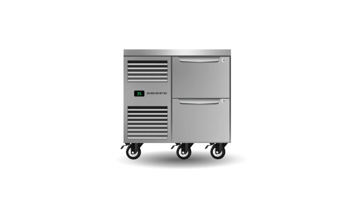 Skope ProSpec 2 Drawer, 1 Bay, Underbench GN 1/1 Fridge - PG11.UBR.1.D2