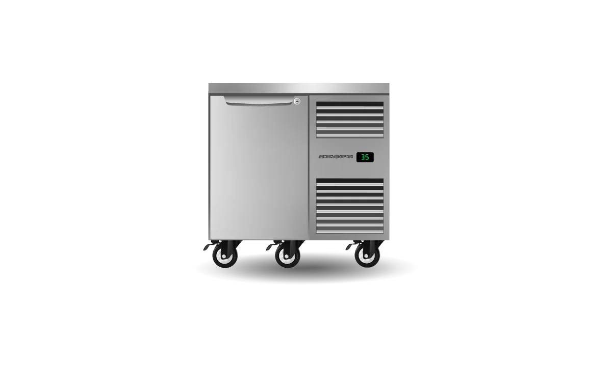 Skope ProSpec 1 Solid Door Underbench GN 1/1 Right Hand Fridge - PG11.UBR.1.SD.RH