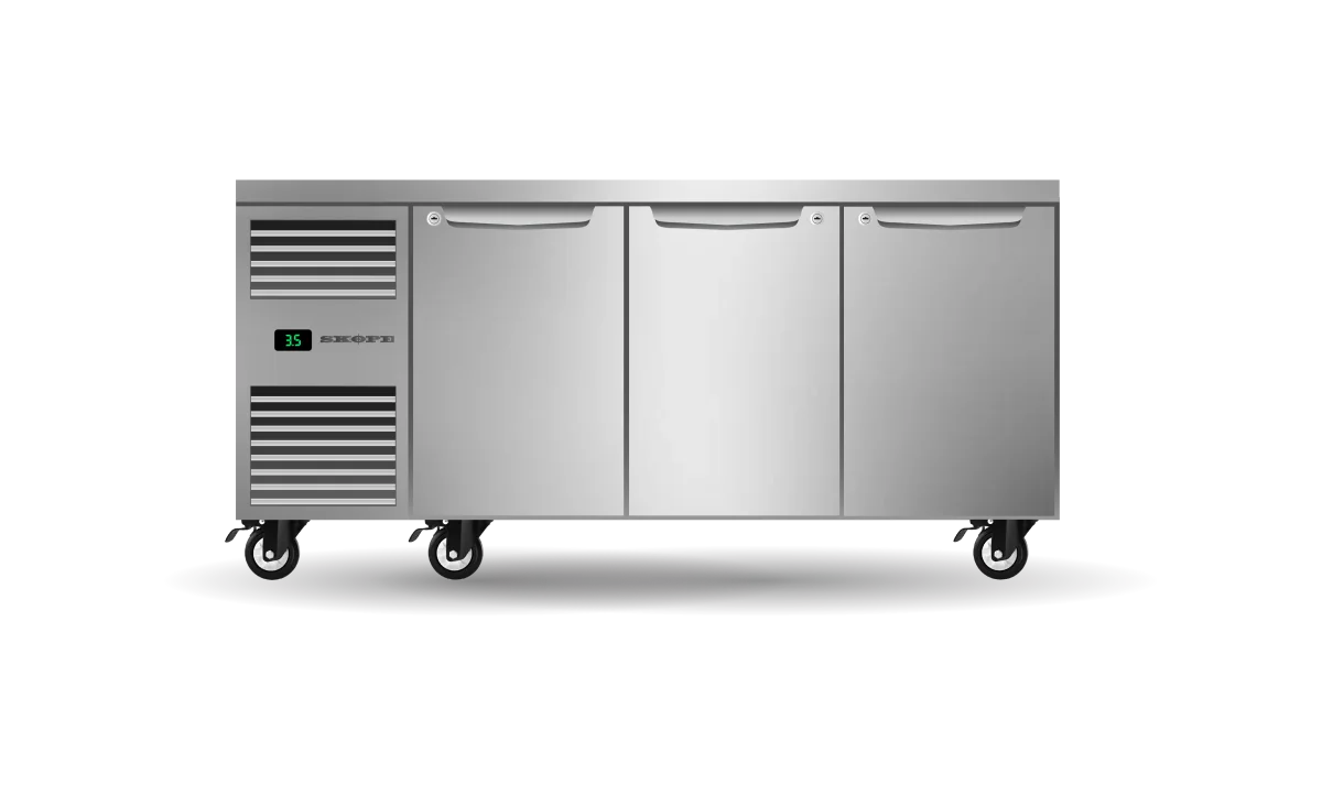 Skope ProSpec 3 Solid Door Underbench GN 1/1 Fridge - PG11.UBR.3.SD