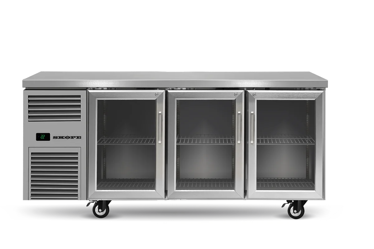 Skope ReFlex 3 Glass Door Underbench GN 1/1 Compatible Fridge - RF7.UBR.3.GD