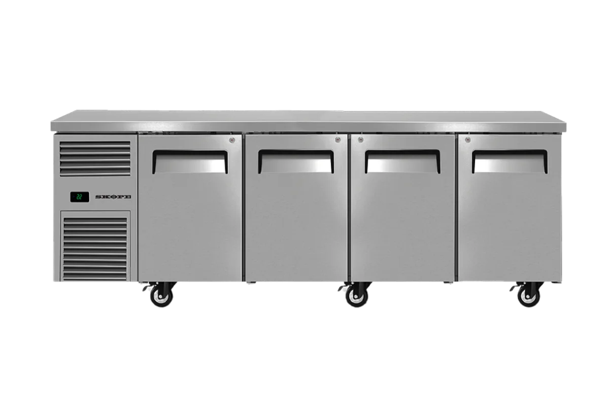 Skope ReFlex 4 Solid Door Underbench GN 1/1 Compatible Fridge - RF7.UBR.4.SD