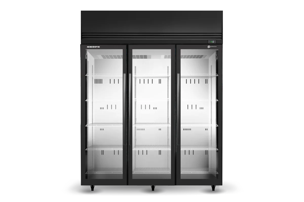 Skope ActiveCore 3 Glass Door Upright Display or Storage Freezer - SKFT1500N-A