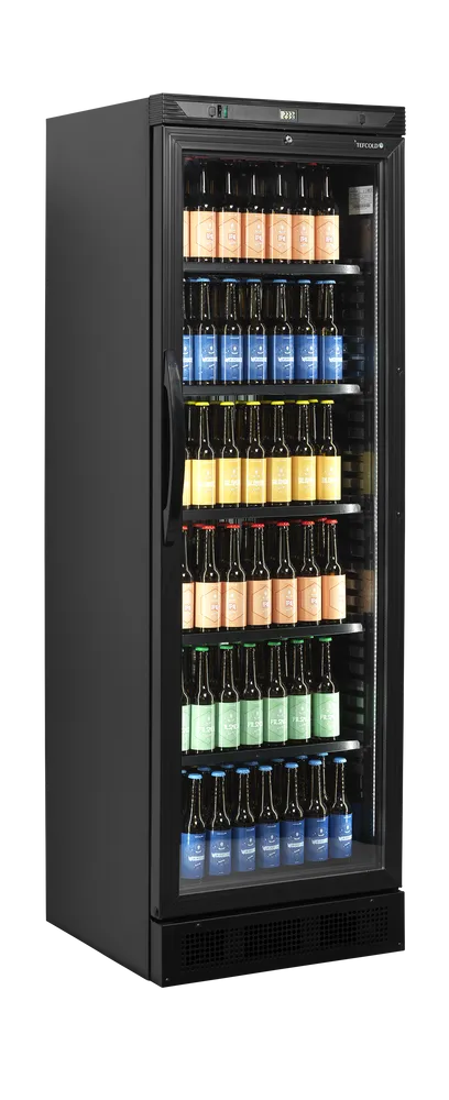 Tefcold CEV425 BLACK - Black bottle cooler