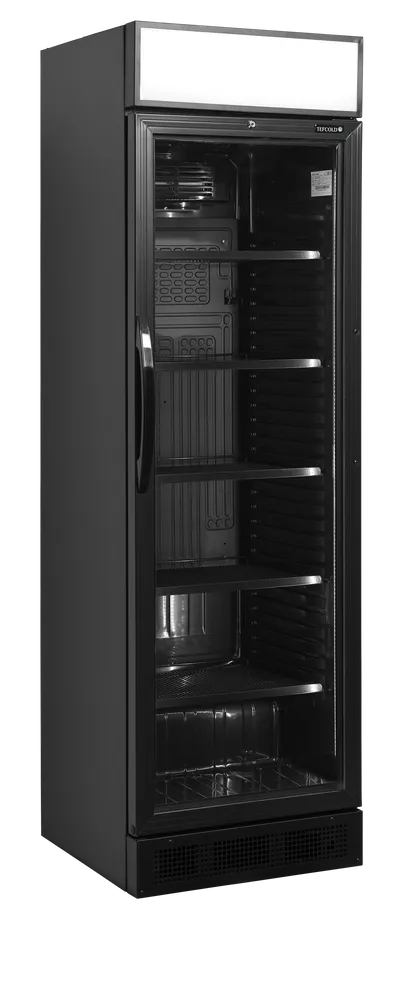 Tefcold CEV425CP BLACK - Black bottle cooler