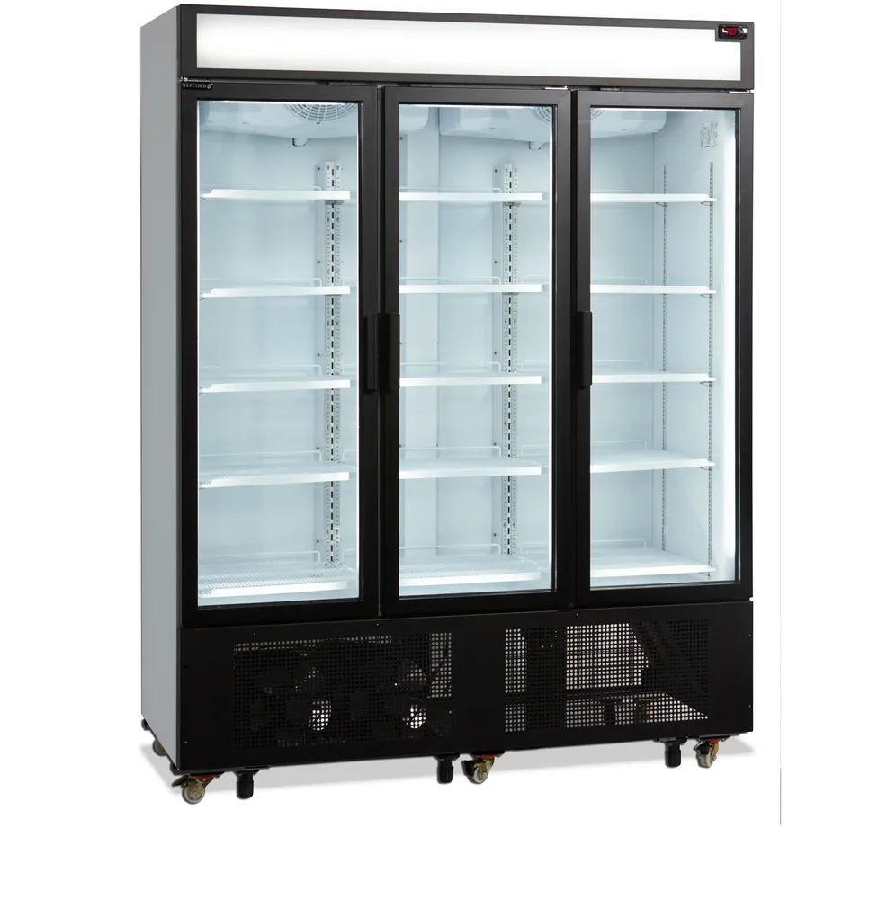 Tefcold FSC1600H - 3-door display cooler with canopy