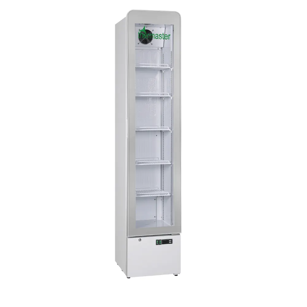 Thermaster SlimFit Upright Glass Door Beverage Fridge - LG166FA