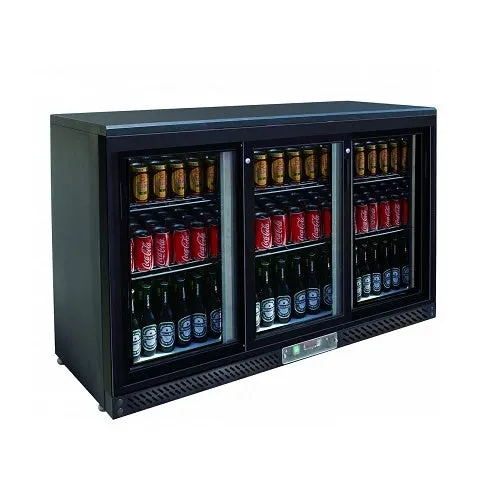 Thermaster Three Sliding Door Bar Cooler - SC316SD